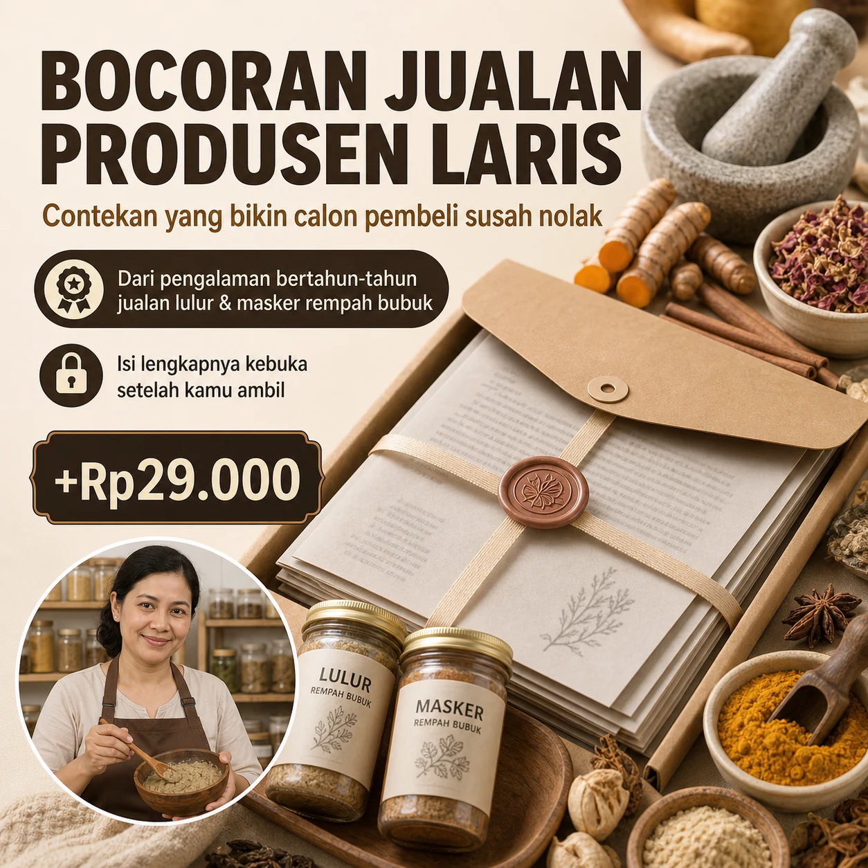 Bocoran Seller Laris - Paket Contekan Tinggal Copas
